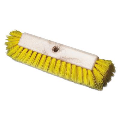 Boardwalk Dual-Surface Scrub Brush, Plastic Fill, 10 in Long, Yellow, 3410
