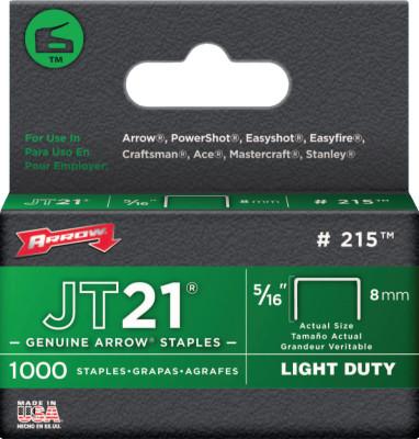 Arrow Fastener 5/16" STAPLES F/STAPLE GUN TACKER 1000/PK, 215