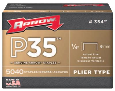 Arrow Fastener 1/4" STAPLES 5000 STAPLEPER BOX, 354