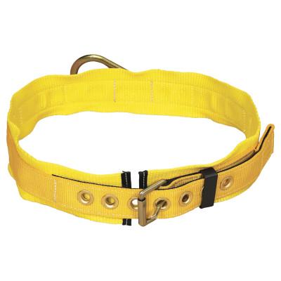 Capital Safety Tongue Buckle Belt, Back D-ring, 3 Pad, X-Small, 70007400016