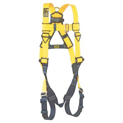 Capital Safety Delta Vest Style Harness with Back D-Rings, Pass Thru Buckle Legs, X-Large, 70007407409