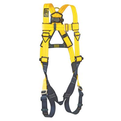 Capital Safety Delta CrossOver Position/Climb Harness,Back/Front/Side D-Rings, Tongue Buckle,XL, 70007411500