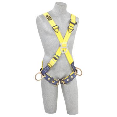 Capital Safety Delta CrossOver Position/Climb Harness,Back/Front/Side D-Rings,Tongue Buckle,Unv, 70007411492