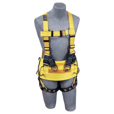 Capital Safety Delta Derrick Harness, Back/Lifting D-Rings, Tongue Buckle Leg Straps, Small, 70007410247