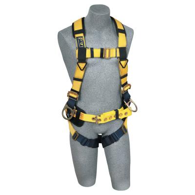 Capital Safety Delta Iron Worker's Harness with Pass Thru Buckle Leg Straps, Back D-Ring, Large, 70007413399