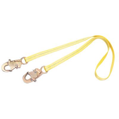3M™ D-Ring Extension Harness Accessories, 1.5ft, Snap Hook/D-Ring Connection, Yellow, 1231430