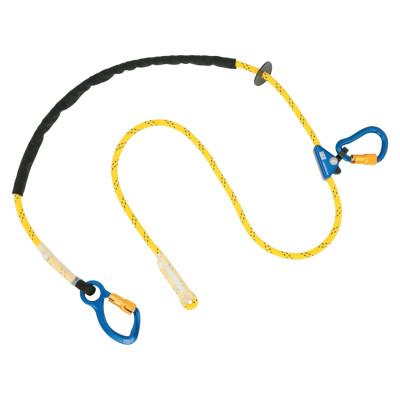 3M™ Pole Climber's Adjustable Rope Positioning Lanyards, 8 ft, Snap Hook, 310 lb, 1234080