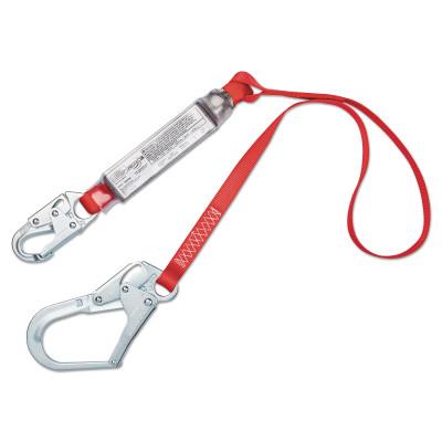 Capital Safety PRO Shock Absorbing Lanyard, 6 ft, Rebar Hook Connection, 1 Leg, 1340125