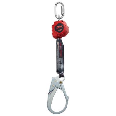 Capital Safety Rebel Self Retracting Lifelines, 6 ft, Anchorage w/ Carabiner, Rebar Hook, 310lb, 3100405
