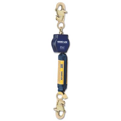 3M™ Nano-Lok Self Retracting Lifelines with Anchor Hooks, 6 ft, Carabiner, 420 lb, 3101218