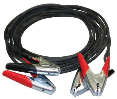 ORS Nasco Booster Cables, 4 AWG, Red/Black Clamps, 20 ft, Black Cords, JUMPERCABLES-20FT-AB