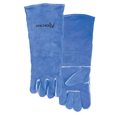 ORS Nasco Quality Welding Gloves, Split Cowhide, Large, Blue, Right Hand, 42AL-RHO