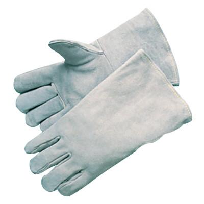 Best Welds Economy Welding Gloves, Economy Shoulder Leather, Large, Gray, 3000