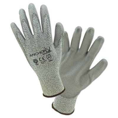 ORS Nasco Micro-Foam Nitrile Dipped Coated Gloves, Large, Black/Gray, 6070-L