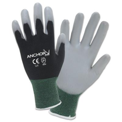 ORS Nasco PU Palm Coated Gloves, X-Large, Black/Gray, 6080-XL
