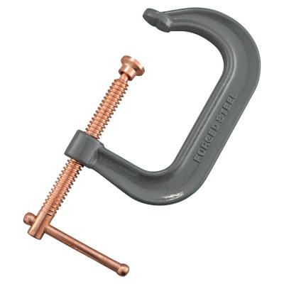 ORS Nasco Drop Forged C-Clamp, Sliding Pin Handle, 3-1/4 in Throat Depth, 4 in L, 404C