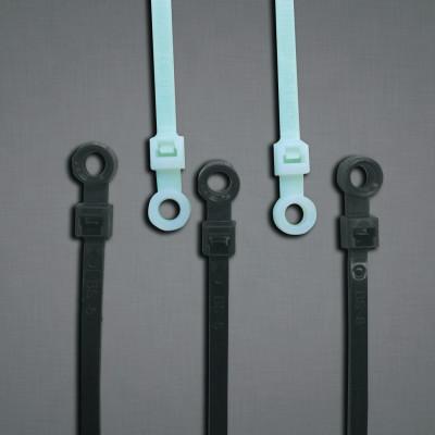 ORS Nasco UV Stabilized Cable Ties with Mounting Hole, 50 lb Tensile Strength, 8.1 in L, Black, 100 Ea/Bag, 850UVB-MH
