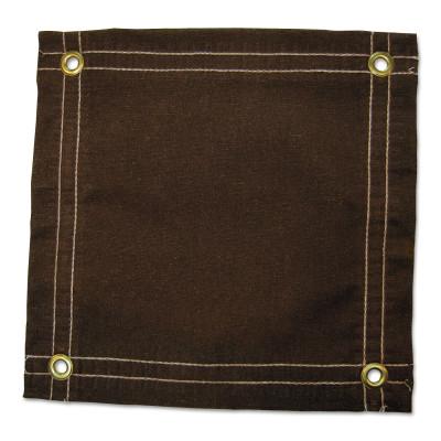 ORS Nasco Protective Tarps, 18 ft Long, 10 ft Wide, Brown Canvas, 92587