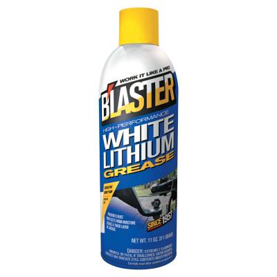 Blaster High Performance White Lithium Grease, 11 oz, Aerosol Can, 16-LG