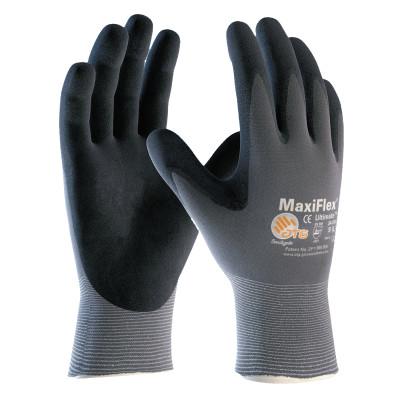 Protective Industrial Products, Inc. MaxiFlex Ultimate Gloves, Large, Black/Gray, 34-874/L