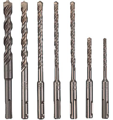Bosch Tool Corporation 7 Piece Carbide SDS Hammer Drill Bit Sets, 3/16"; 1/4"; 5/16"; 3/8"; 1/2" Dia., HCK001