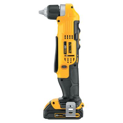 DeWalt® 20V MAX LI-ION COMPACT RIGHT ANGLE DRILL KIT (1, DCD740C1