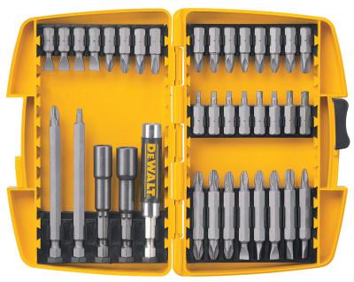 DeWalt® Screwdriving Set, 45 Piece, Philips, square, slotted and double-ended bits, DW2166