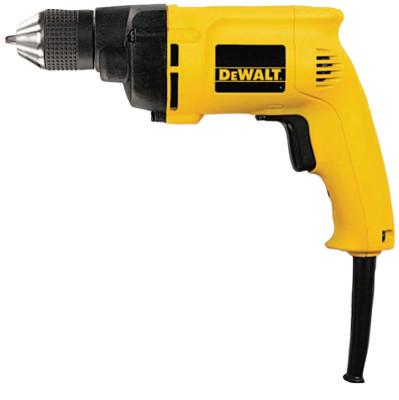 DeWalt® 3/8 in Heavy-Duty VSR Drills, Keyless Chuck, 1,200 rpm, DW222