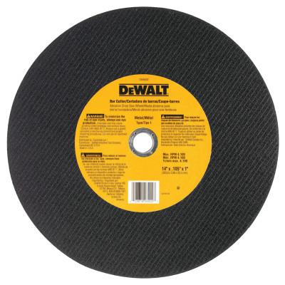 DeWalt® Type 1 - Cutting Wheels, 14 in, 1 in Arbor, A24R, 4,400 rpm, Bar Cutter, DW8002