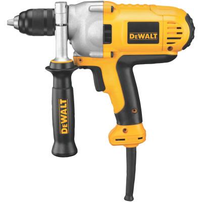 DeWalt® 1/2 in Heavy-Duty Drills, Metal, Single Sleeve Ratcheting Chuck, 1,200 rpm, DWD215G