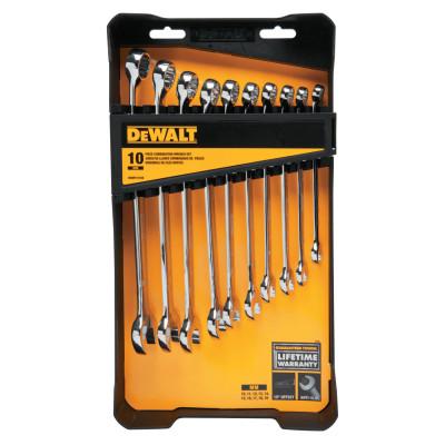 DeWalt?? 10 Piece Combination Wrench Sets, Metric, DWMT72166