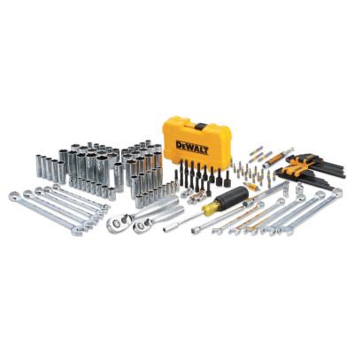 DeWalt® Mechanics Tools Set; 142 pc; 1/4 in and 3/8 in Drive, DWMT73802