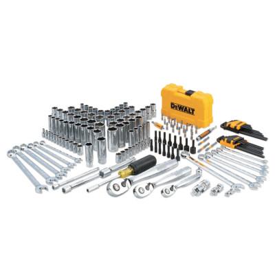 DeWalt® Mechanics Tools Set; 168 pc; 1/4 in; 1/2 in and 3/8 in Drive, DWMT73803