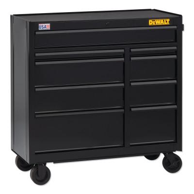 DeWalt® 700 Series Rolling Tool Cabinet, 41 in Wide, 9-Drawer, Black, DWST24190