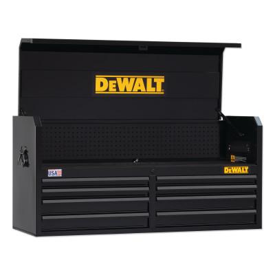 DeWalt® 700 Series Top Tool Chest, 52 in Wide, 8-Drawer, Black, DWST25181