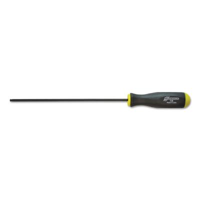 Bondhus® Balldriver Long Hex Screwdrivers, 1/8 in, 9.9 in Long, 10707