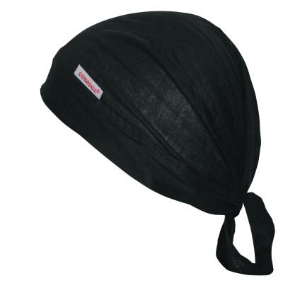 Comeaux Caps Single Sided Cap, 7-1/4, Black, 1000-B-7-1/4