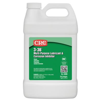 CRC 3-36 Multi-Purpose Lubricant & Corrosion Inhibitor, 1 Gallon Bottle, 03006