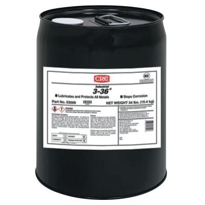 CRC 3-36 Multi-Purpose Lubricant & Corrosion Inhibitor, 5 Gallon Pail, 03009