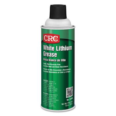 CRC White Lithium Grease, 16 oz Aerosol Can, NLGI Grade 2, 03080