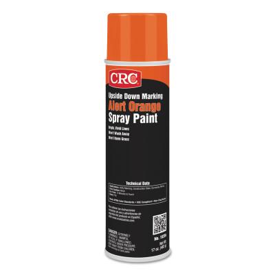 CRC Upside Down Marking Paints, 20 oz Aerosol Can, Alert Orange, 18204