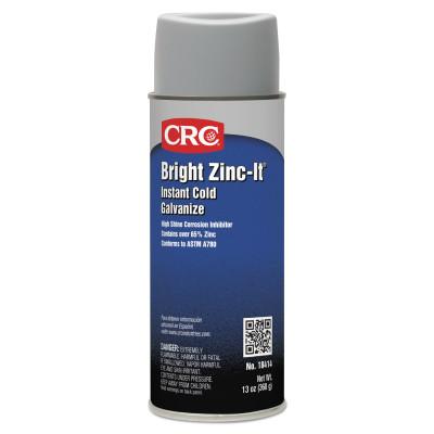 CRC Bright Zinc-It Instant Cold Galvanize, 16 oz Aerosol Can, 18414