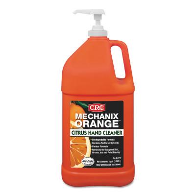 CRC Mechanix Orange Citrus Lotion Hand Cleaners With Pumice, Bottle w/Pump, 1 gal, SL1719
