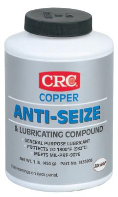 CRC Copper Anti-Seize and Lubricating Compound, 12 oz Net Fill, Aerosol Can, 14095