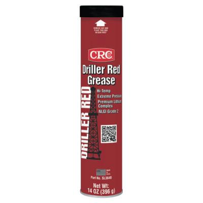 CRC Driller Red Grease, 14 oz, Cartridge, SL3640