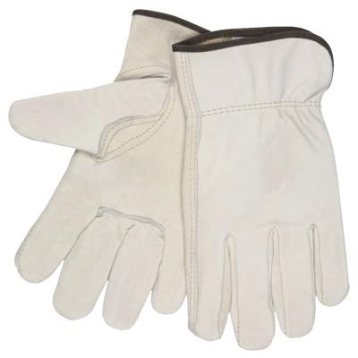 MCR Safety Drivers Gloves, Select Grade Cowhide, Medium, Unlined, 3211M