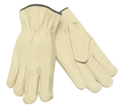 MCR Safety Pigskin Drivers Gloves, Economy Grain Pigskin, Large, 3400L