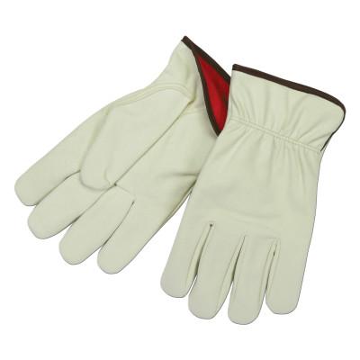 MCR Safety_Synthetic_Leather_Split_Cow_Texture_Driver_Gloves_Large_Beige_Brown