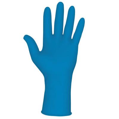 MCR Safety Disposable Latex Gloves, Textured Grip, Powder Free, 11 mil, X-Large, Blue, 5049XL