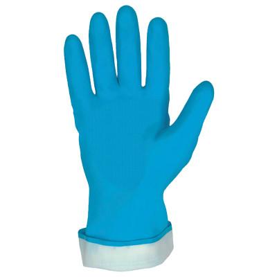 MCR Safety Unsupported Latex Gloves, 8 - 8 1/2, Latex, Blue, 5280B